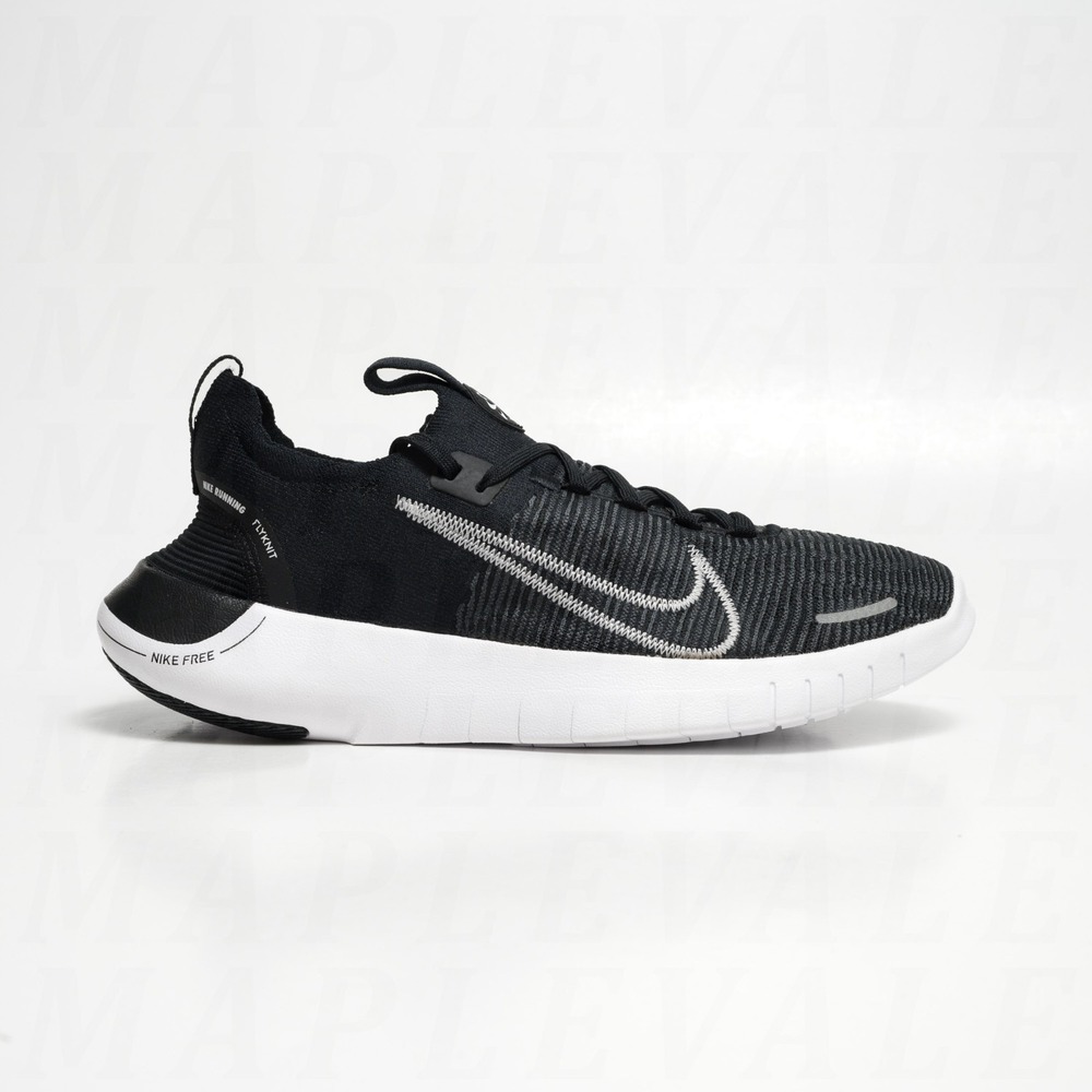 Nike Free RN Next Nature Men's US 8 Running Shoes NN Black White FB1276-002 NEW